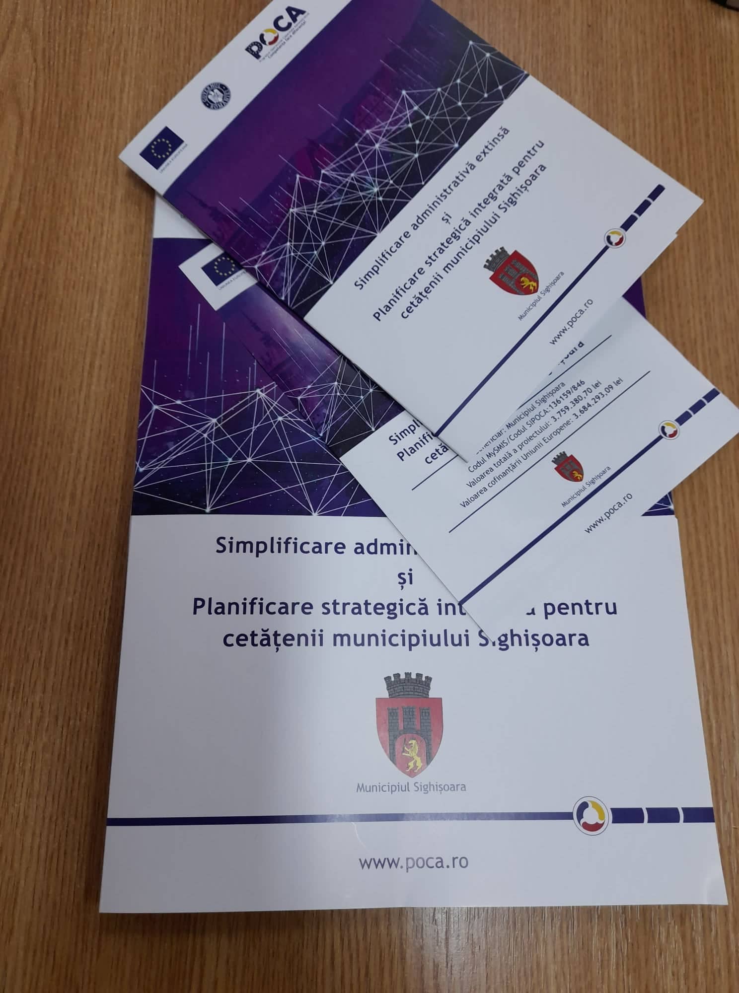 Lansare a proiectului ,,Simplificare administrativă extinsă şi Planificare strategică integrată pentru cetăţenii municipiului Sighişoara’’